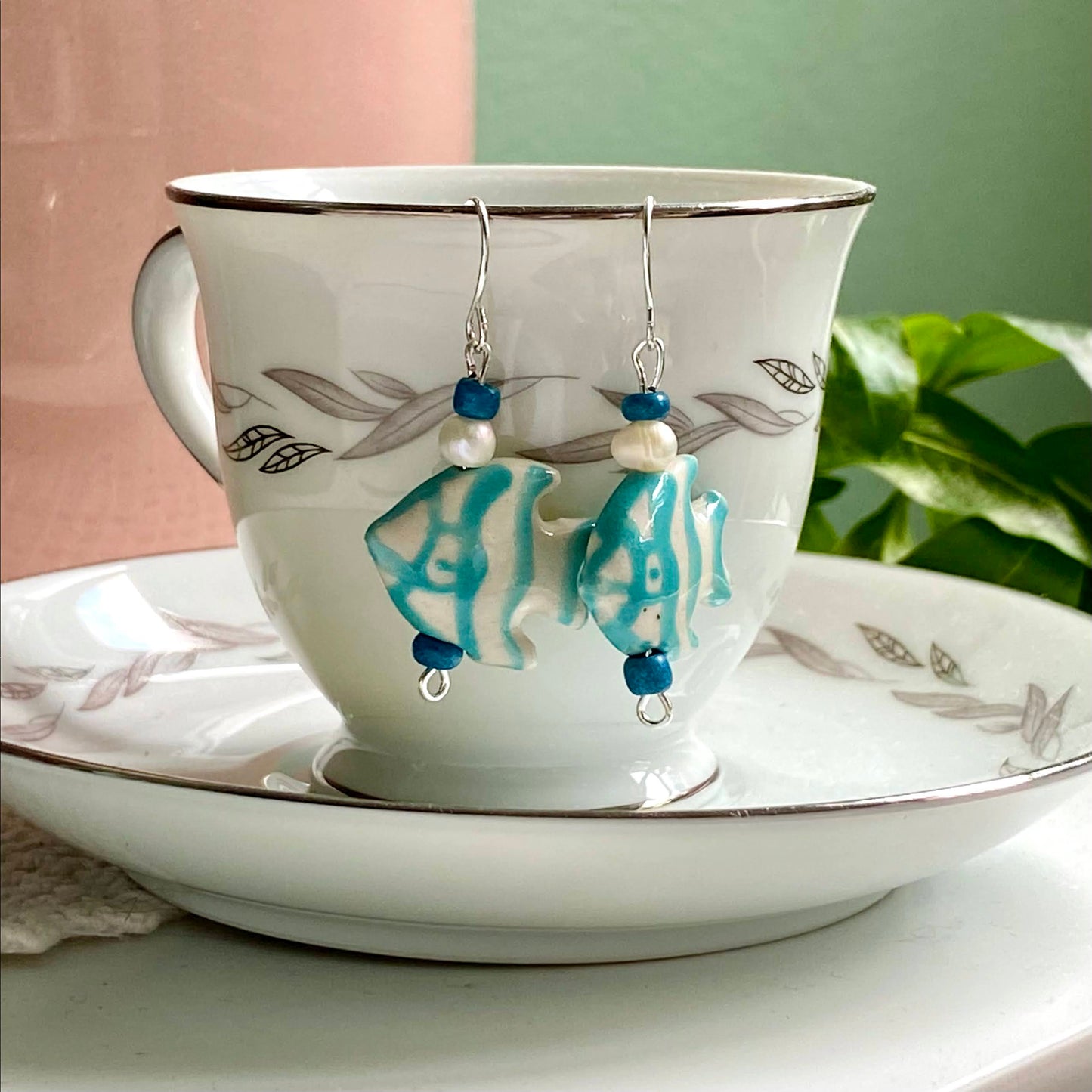 Moorish Idol Fish Earrings