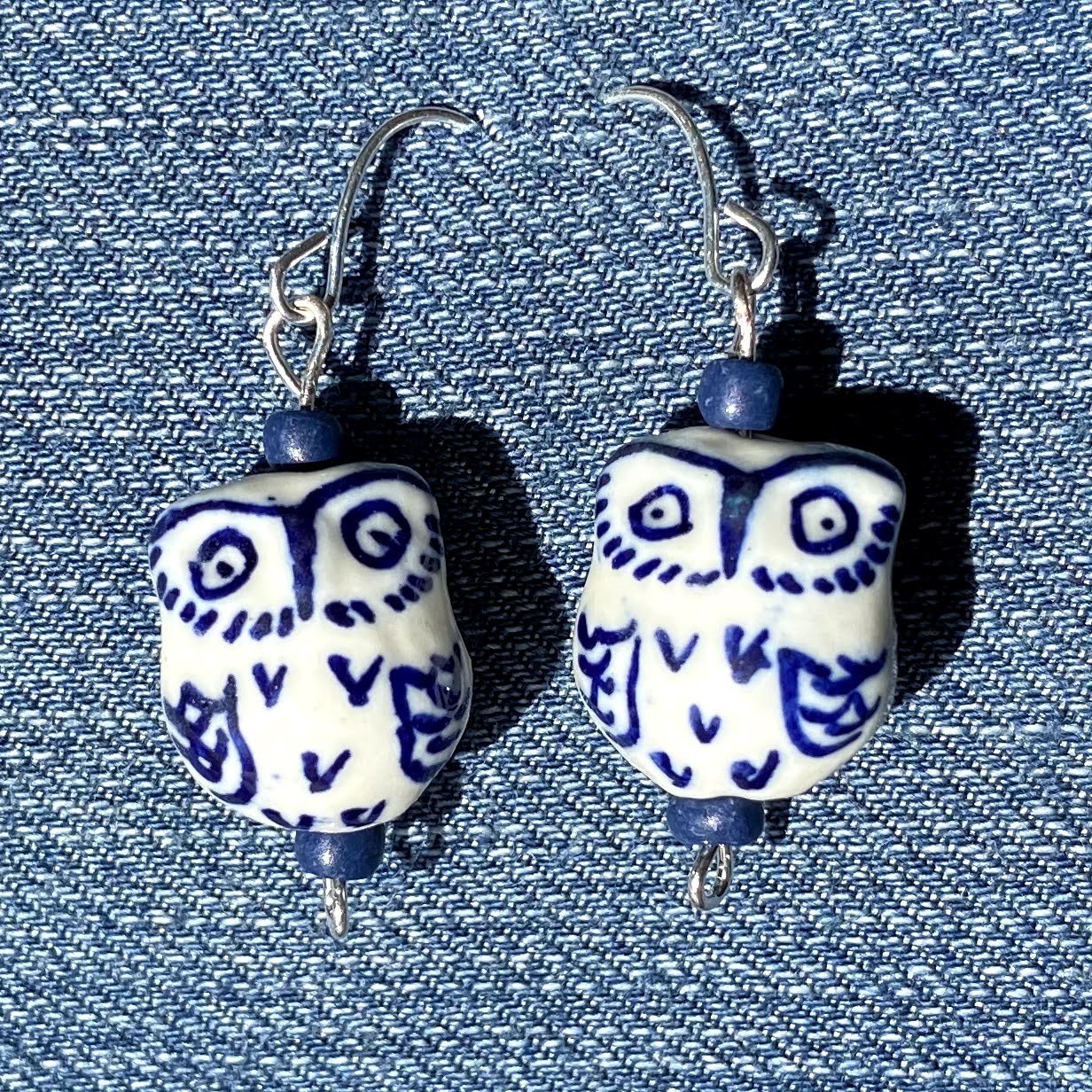 Boho Owl Earrings