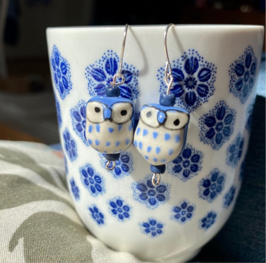 Boho Owl Earrings