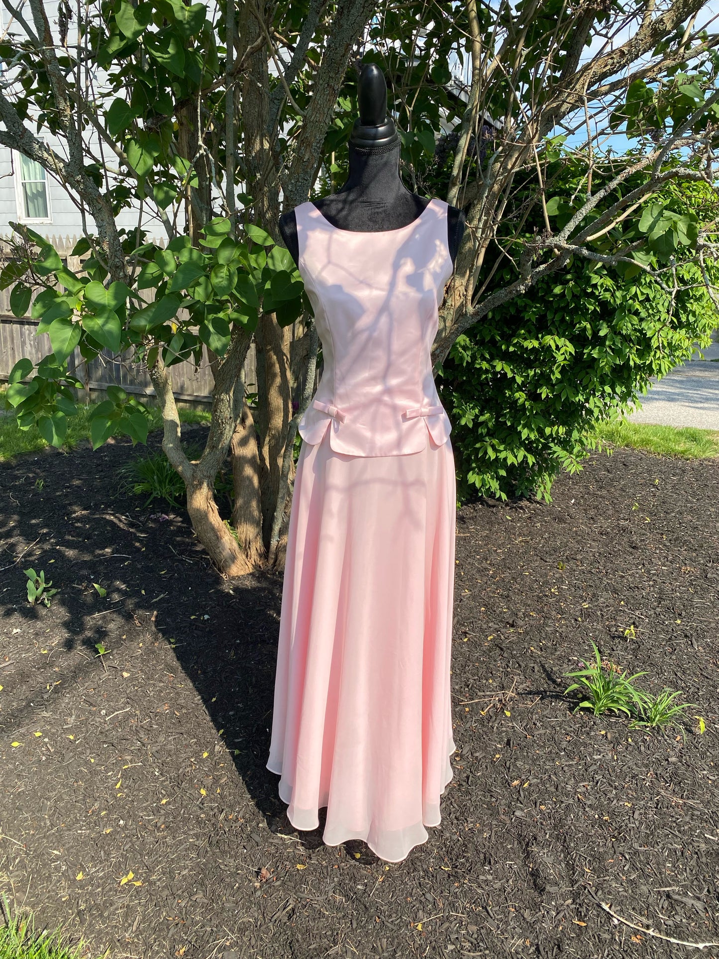 1960 Vintage Pink Gown