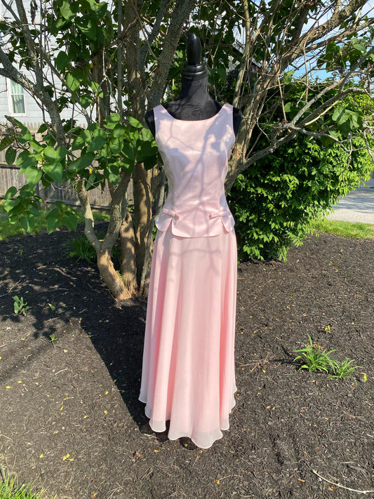 1960 Vintage Pink Gown