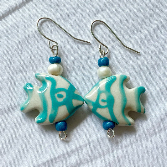 Moorish Idol Fish Earrings