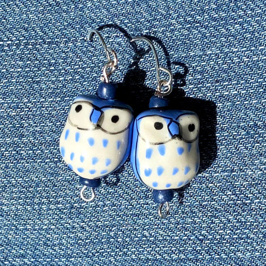 Boho Owl Earrings