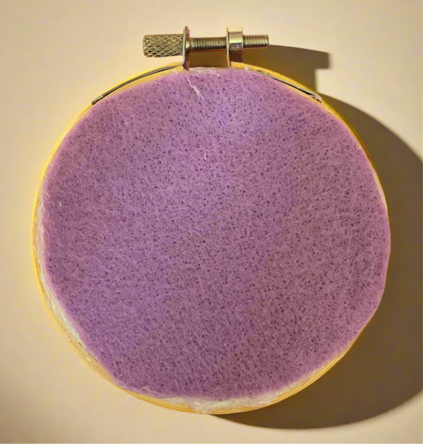Pink Pansy Cross Stich
